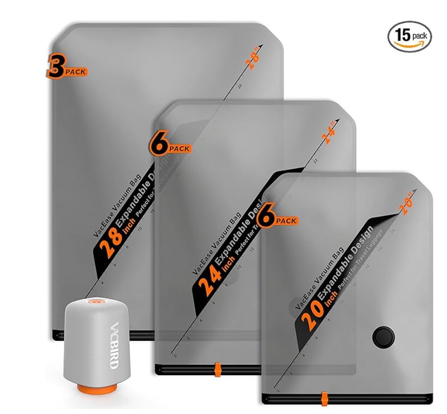Vacuum packing bags